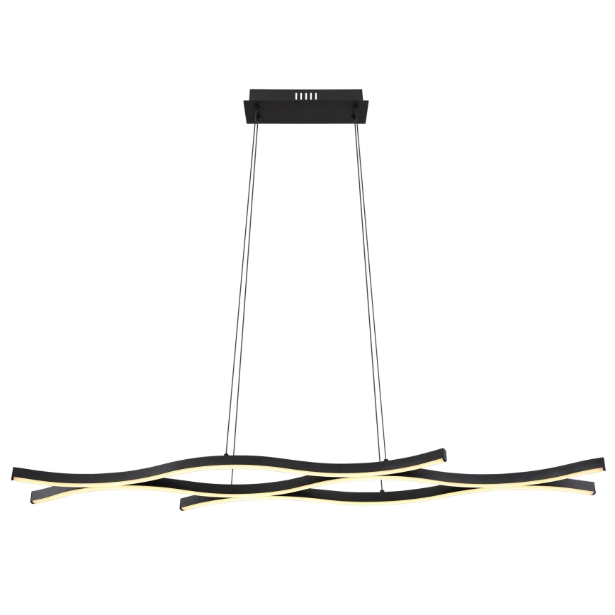 Globo - LED Żyrandol na lince LED/35W/230V czarny