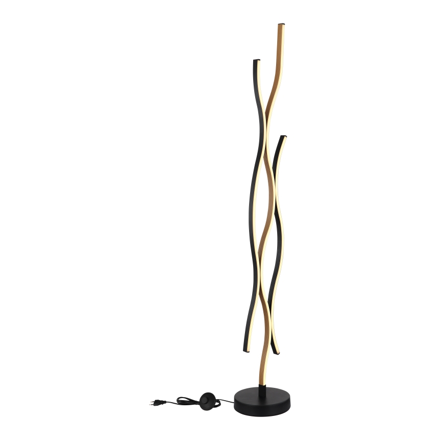 Globo - LED Lampa podłogowa LED/28W/230V 3000K czarna/złota