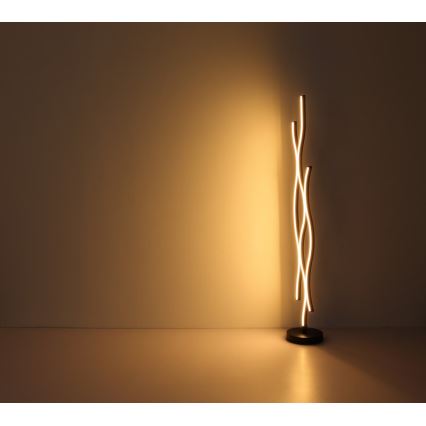 Globo - LED Lampa podłogowa LED/28W/230V 3000K czarna/złota