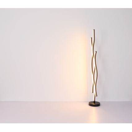Globo - LED Lampa podłogowa LED/28W/230V 3000K czarna/złota