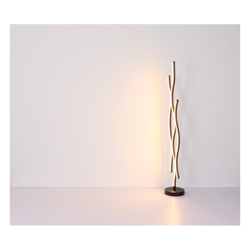 Globo - LED Lampa podłogowa LED/28W/230V 3000K czarna/złota