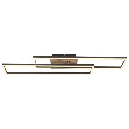 Globo - LED Plafon LED/30W/230V 3000K 60x80 cm czarny
