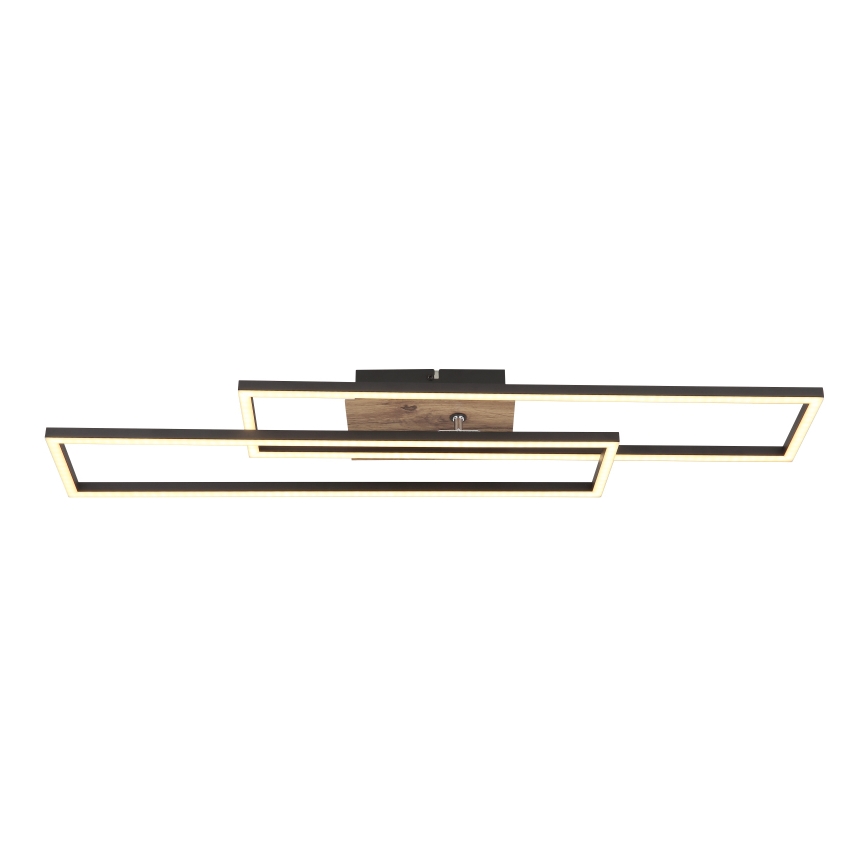 Globo - LED Plafon LED/30W/230V 3000K 60x80 cm czarny