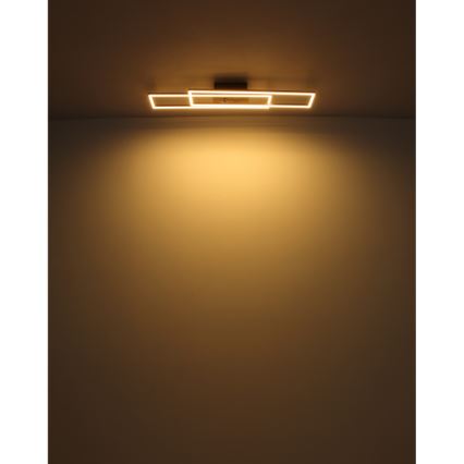 Globo - LED Plafon LED/30W/230V 3000K 60x80 cm czarny