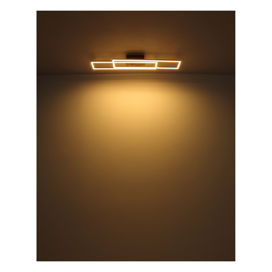 Globo - LED Plafon LED/30W/230V 3000K 60x80 cm czarny