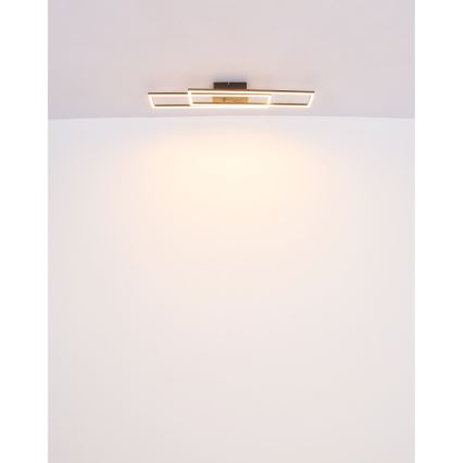 Globo - LED Plafon LED/30W/230V 3000K 60x80 cm czarny