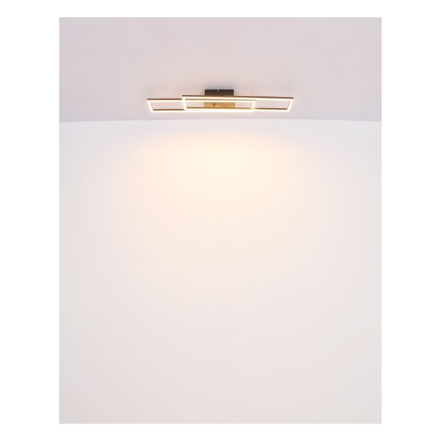 Globo - LED Plafon LED/30W/230V 3000K 60x80 cm czarny