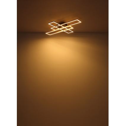 Globo - LED Plafon LED/40W/230V 3000K 60x80 cm czarny/zl.