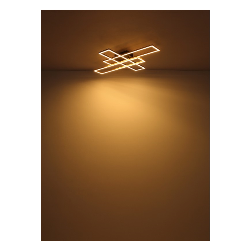 Globo - LED Plafon LED/40W/230V 3000K 60x80 cm czarny/zl.
