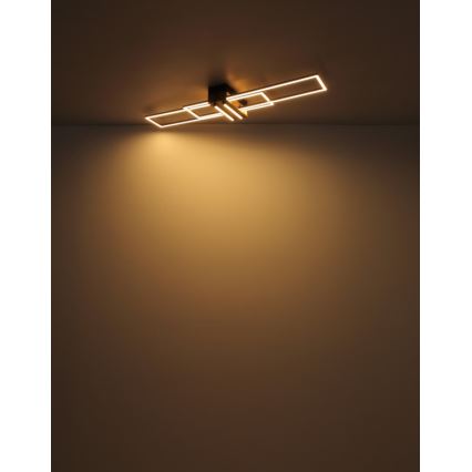 Globo - LED Plafon LED/40W/230V 3000K 25x100 cm czarny