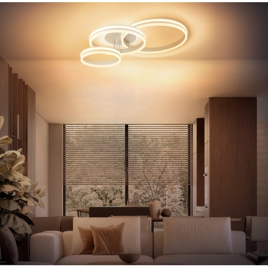 Globo - Ściemnialna oprawa sufitowa LED/72W/230V 3000K 79,5x50 cm