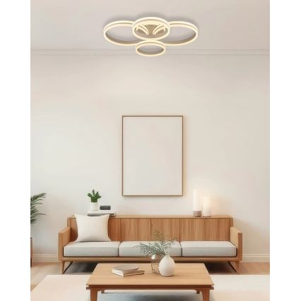 Globo - LED Ściemnialna lampa sufitowa LED/92W/230V 3000K 68x84,5 cm