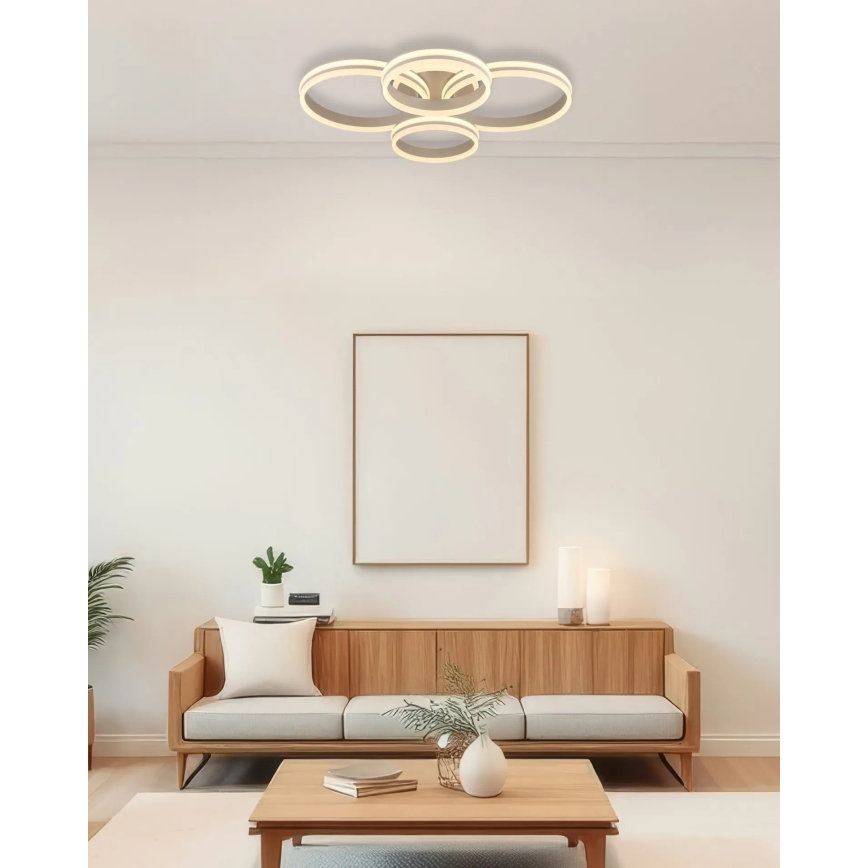 Globo - LED Ściemnialna lampa sufitowa LED/92W/230V 3000K 68x84,5 cm