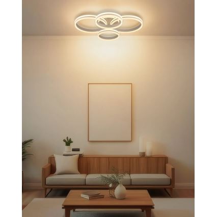 Globo - LED Ściemnialna lampa sufitowa LED/92W/230V 3000K 68x84,5 cm