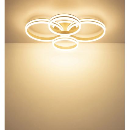 Globo - LED Ściemnialna lampa sufitowa LED/92W/230V 3000K 68x84,5 cm
