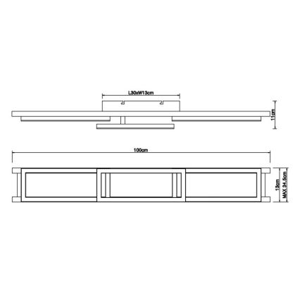 Globo - LED Plafon ściemnialny LED/30W/230V 2700-6500K + pilot zdalnego sterowania