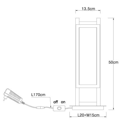 Globo - LED Lampa stołowa LED/20W/230V