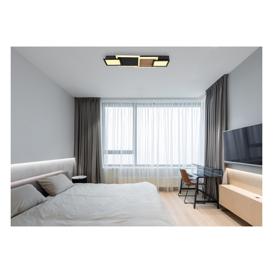 Globo 67279-30 - Plafon LED CAROLINE LED/30W/230V 25x71,5 cm beżowy/czarny