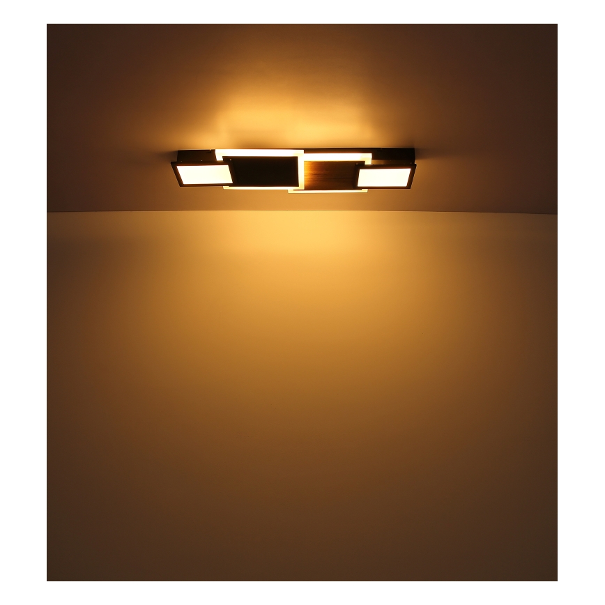 Globo 67279-30 - Plafon LED CAROLINE LED/30W/230V 25x71,5 cm beżowy/czarny