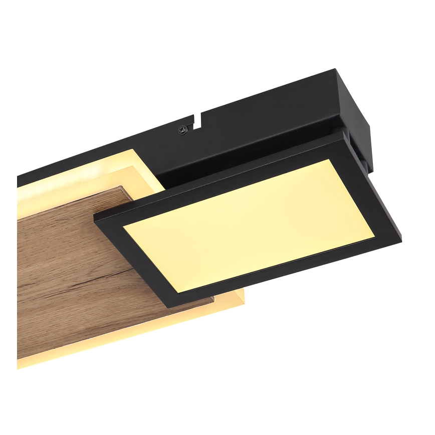 Globo 67279-30 - Plafon LED CAROLINE LED/30W/230V 25x71,5 cm beżowy/czarny