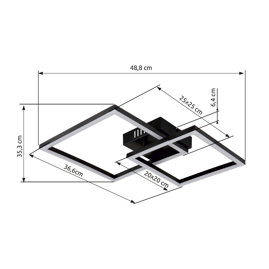 Globo - LED Plafon LED/20W/230V 3000K
