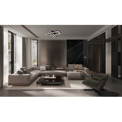 Globo - LED Plafon LED/24W/230V 4000K czarny