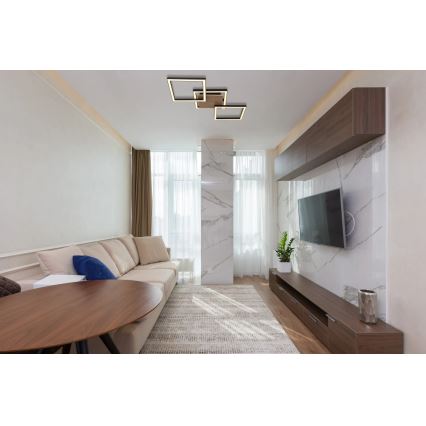 Globo - Oprawa sufitowa LED 24 W, 230 V, 3000 K, 27,5 x 63 cm