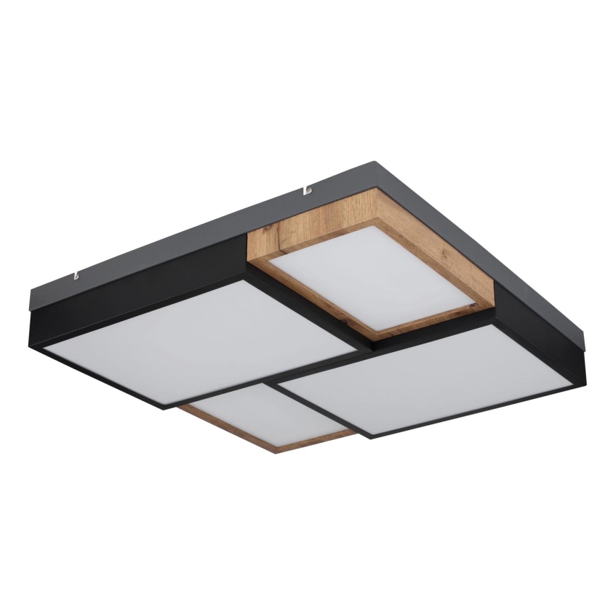 Globo 67286-50 - Plafon sufitowy LED GUNDI LED/50W/230V 60x60 cm brązowy/czarny