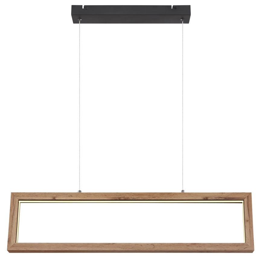Globo 67287H - Lampa wisząca LED na lince MANDERA LED/24W/230V brązowa