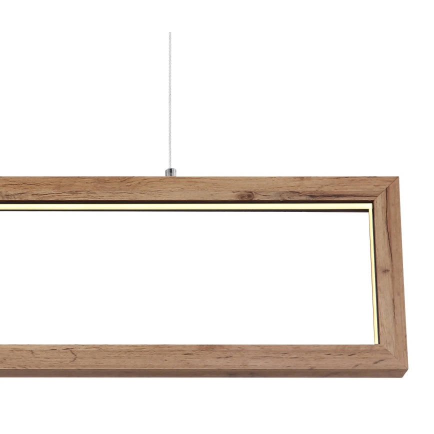 Globo 67287H - Lampa wisząca LED na lince MANDERA LED/24W/230V brązowa