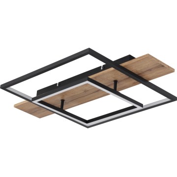 Globo 67289D - ściemnialna lampa sufitowa LED VANNI LED/24W/230V 40x60 cm brązowo-czarna