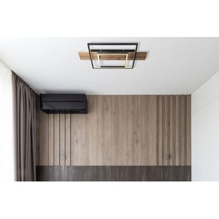 Globo 67289D - ściemnialna lampa sufitowa LED VANNI LED/24W/230V 40x60 cm brązowo-czarna