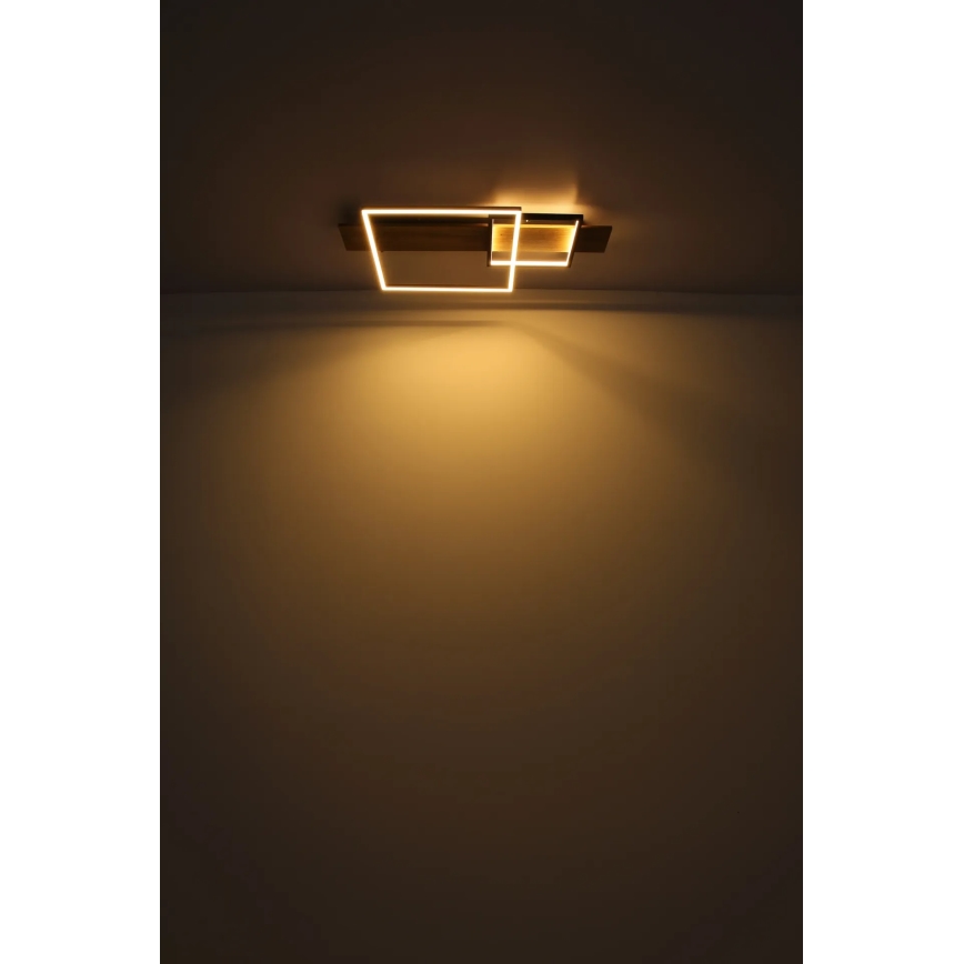 Globo 67289D1 - Plafon sufitowy LED VANNI LED/24W/230V 40x75 cm brązowy/czarny
