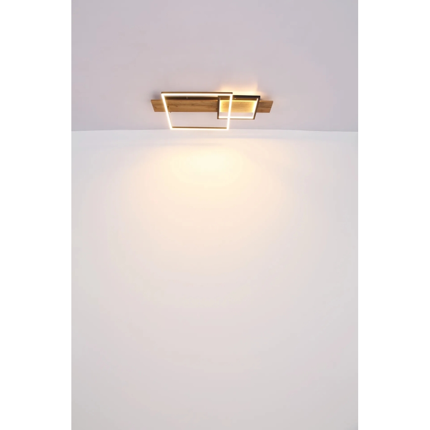 Globo 67289D1 - Plafon sufitowy LED VANNI LED/24W/230V 40x75 cm brązowy/czarny