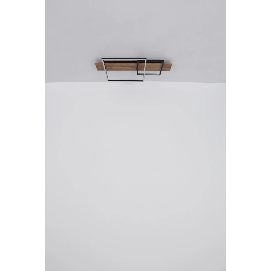 Globo 67289D1 - Plafon sufitowy LED VANNI LED/24W/230V 40x75 cm brązowy/czarny