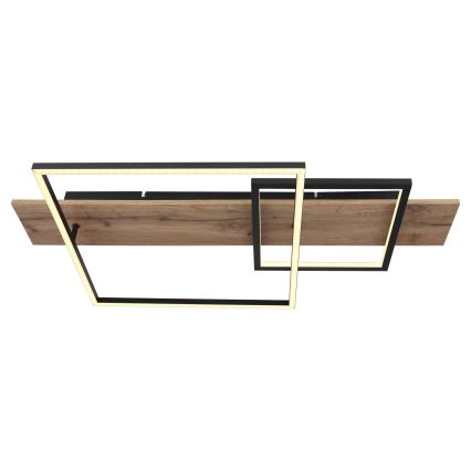 Globo 67289D1 - Plafon sufitowy LED VANNI LED/24W/230V 40x75 cm brązowy/czarny