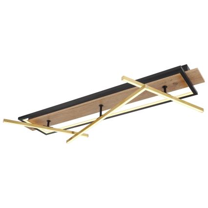 Globo 67296D2 - Lampa sufitowa LED BEATRIX LED/48W/230V 60,5x100 cm brązowa