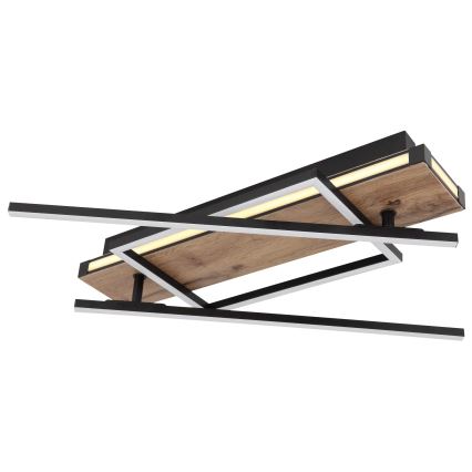 Globo 67299D3 - Lampa sufitowa LED COLLI LED/40W/230V 88x120 cm beżowa/czarna