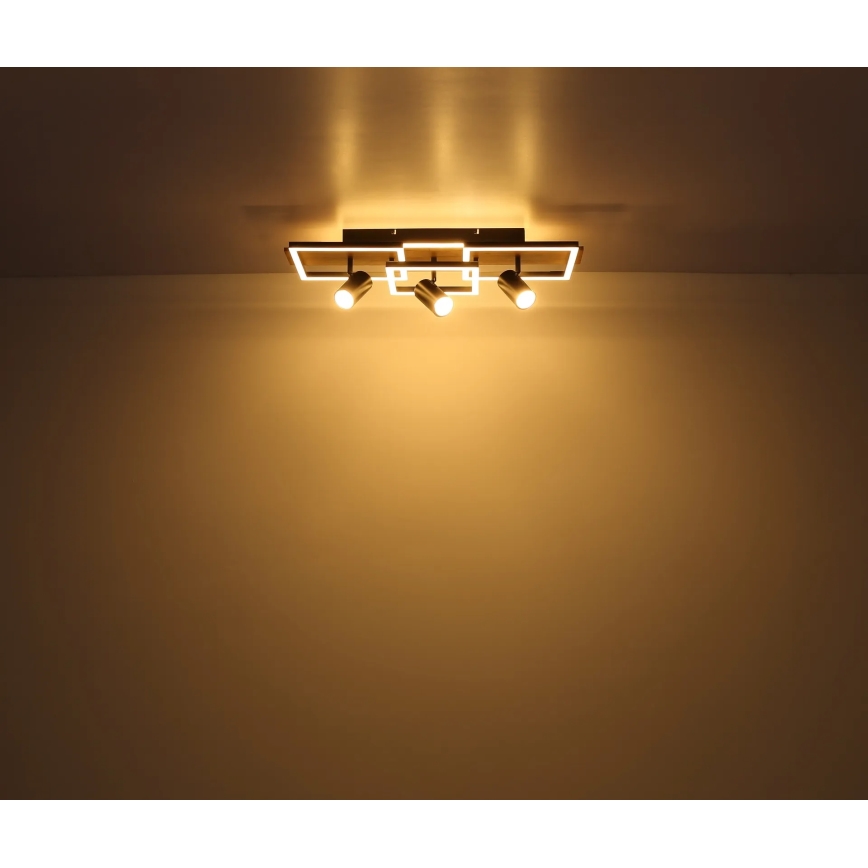 Globo - Lampa sufitowa LED/48W/230V + 3xGU10/5W 3000K 27x72 cm