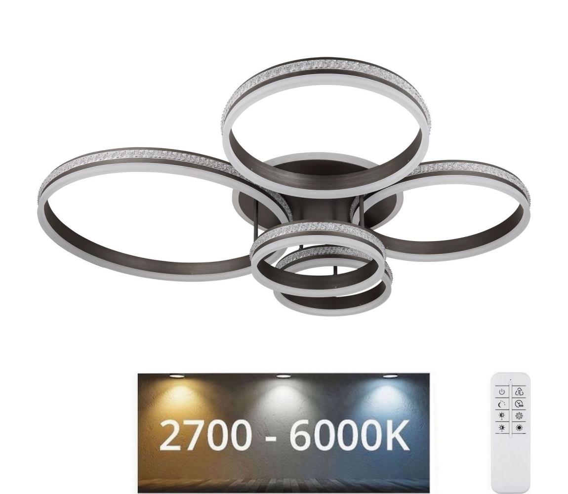 Globo 67314-120 - LED Plafon ściemnialny GROUNI LED/120W/230V + pilot