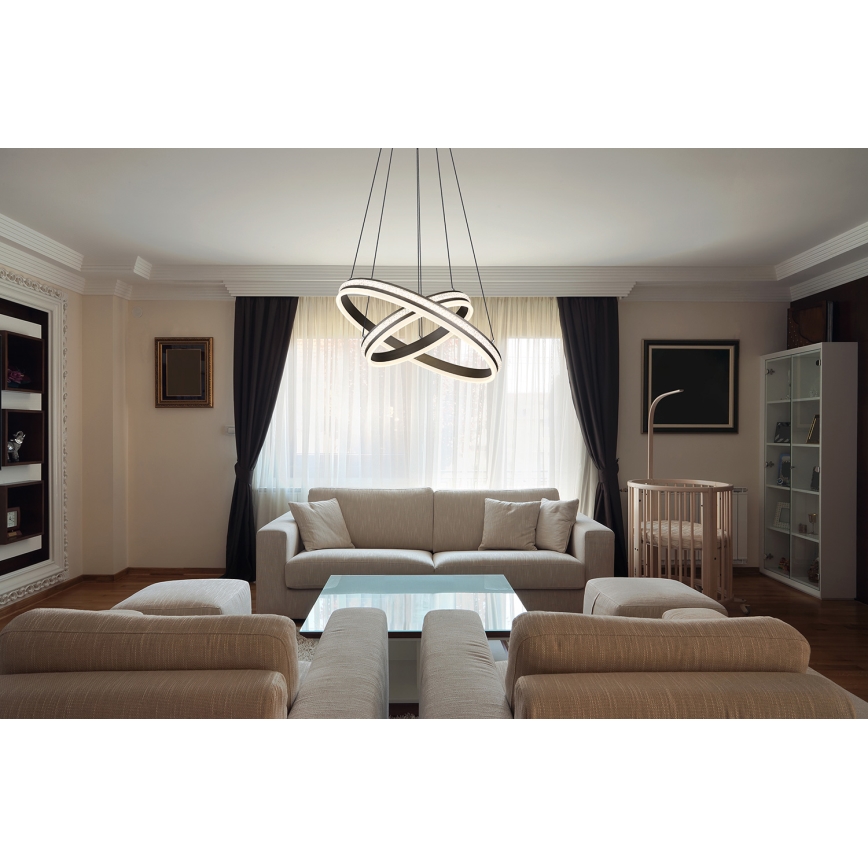 Globo - LED Żyrandol ściemnialny na lince LED/60W/230V 2700K-6000K + zdalne sterowanie
