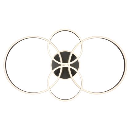 Globo - LED Plafon LED/39W/230V 2700/4500/6500K 106x60 cm antracyt
