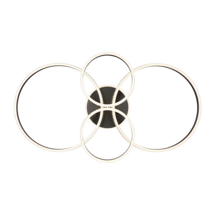 Globo - LED Plafon LED/39W/230V 2700/4500/6500K 106x60 cm antracyt