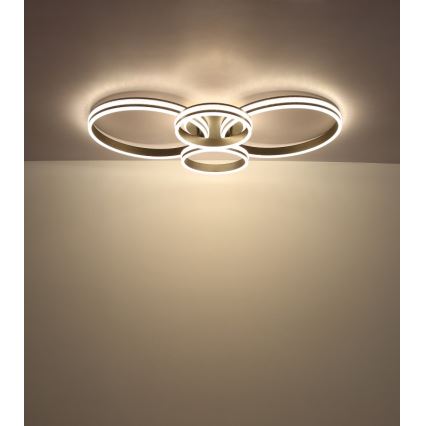 Globo - LED Plafon LED/39W/230V 2700/4500/6500K 106x60 cm antracyt