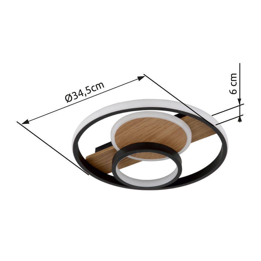 Globo - LED Plafon LED/24W/230V