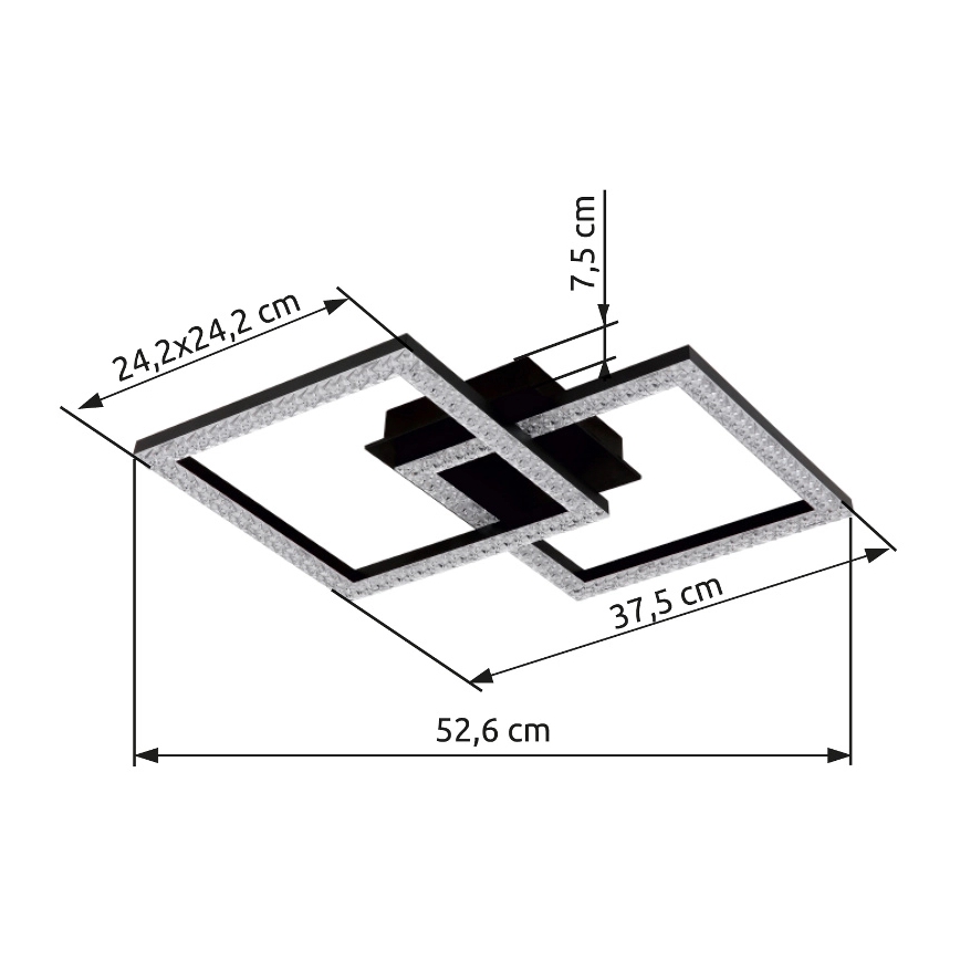 Globo - LED Plafon LED/20W/230V