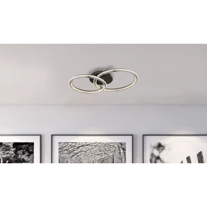 Globo - Ściemnialna lampa sufitowa LED/50W/230V 2700-6000K 50x75 cm + pilot zdalnego sterowania