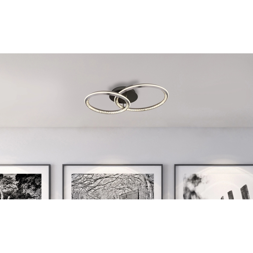 Globo - Ściemnialna lampa sufitowa LED/50W/230V 2700-6000K 50x75 cm + pilot zdalnego sterowania