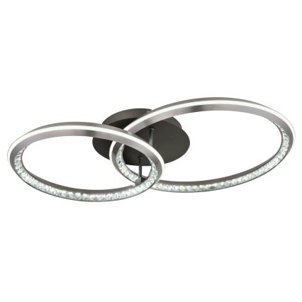 Globo - Ściemnialna lampa sufitowa LED/50W/230V 2700-6000K 50x75 cm + pilot zdalnego sterowania