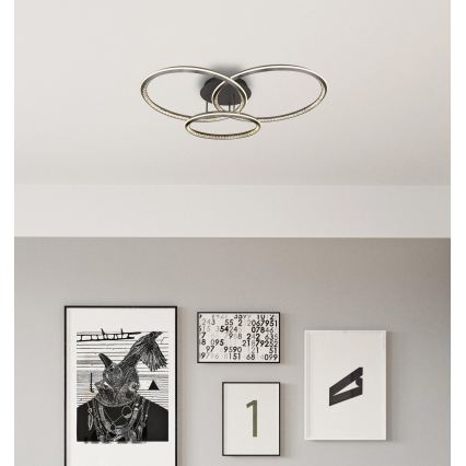 Globo - LED Ściemnialna lampa sufitowa LED/72W/230V 2700-6000K 50x75 cm + z pilotem